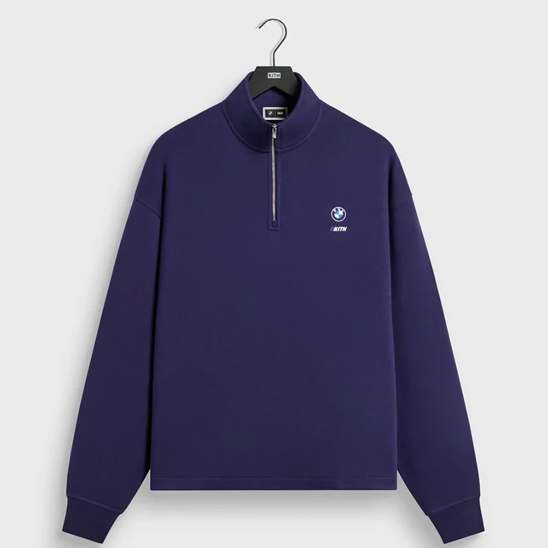Kith x BMW Nelson Quarter Techno Violet Zip Pullover