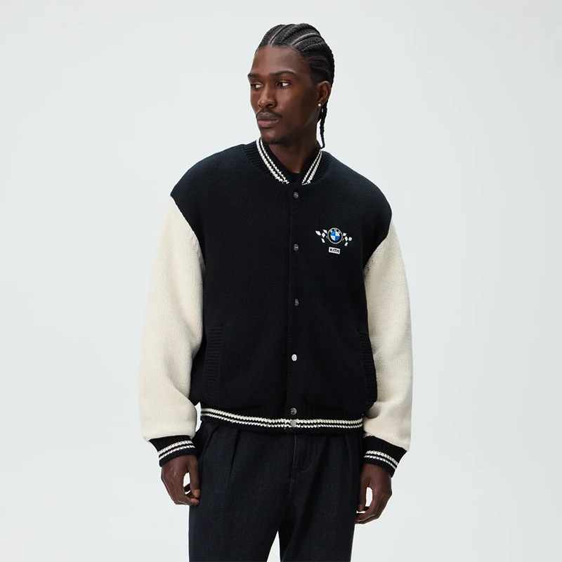 Kith x BMW Porter Knit Varsity Bomber - Image 5