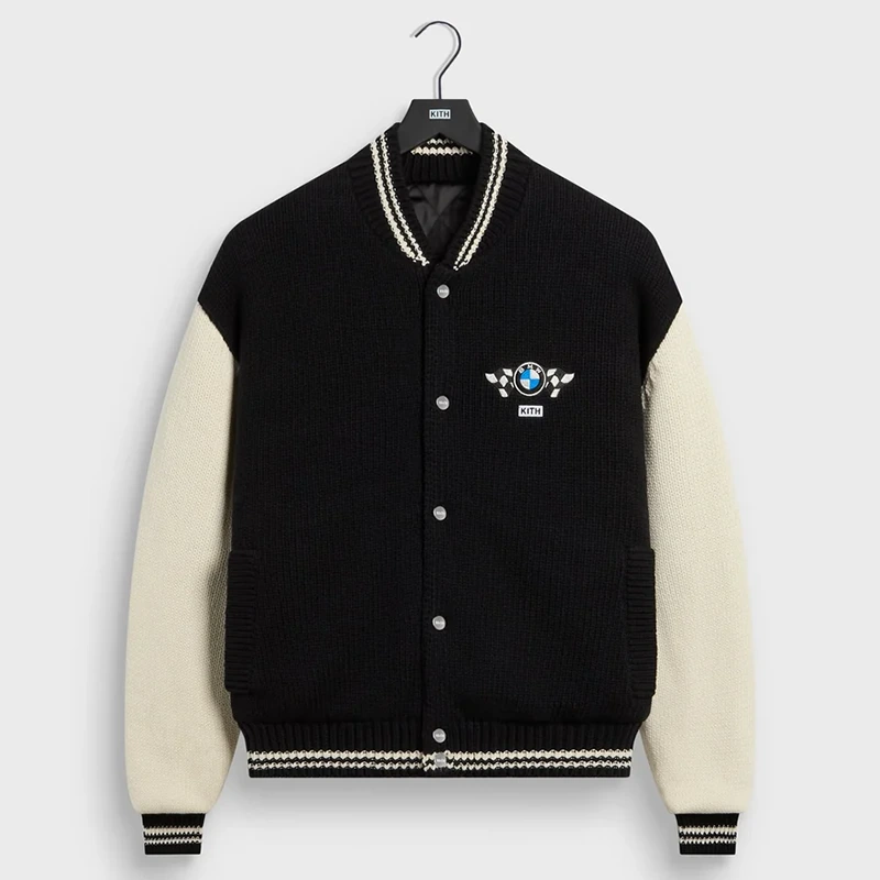 Kith x BMW Porter Knit Varsity Bomber