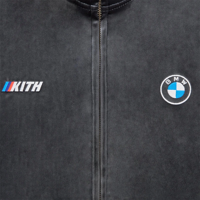 Kith x BMW Velvet Rui React Track Jacket - Image 3