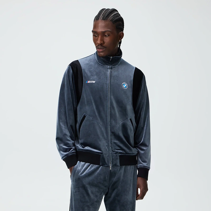 Kith x BMW Velvet Rui React Track Jacket - Image 5