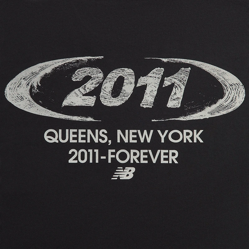 Kith x New Balance 2011 Woodblock Jones Black Tee - Image 6