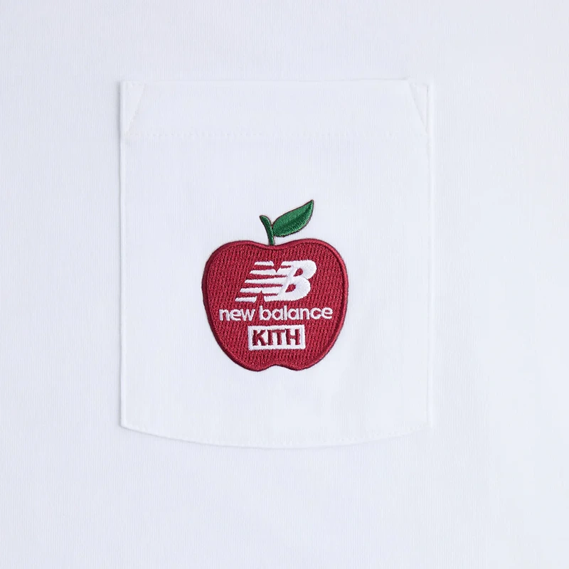 Kith x New Balance NY Woodblock Long Sleeve Pocket Tee - Image 5