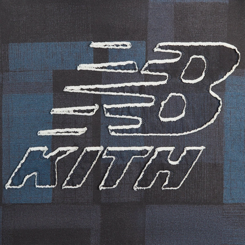 Kith x New Balance Pinstripe Braxton Soul Zip Hoodie - Image 6