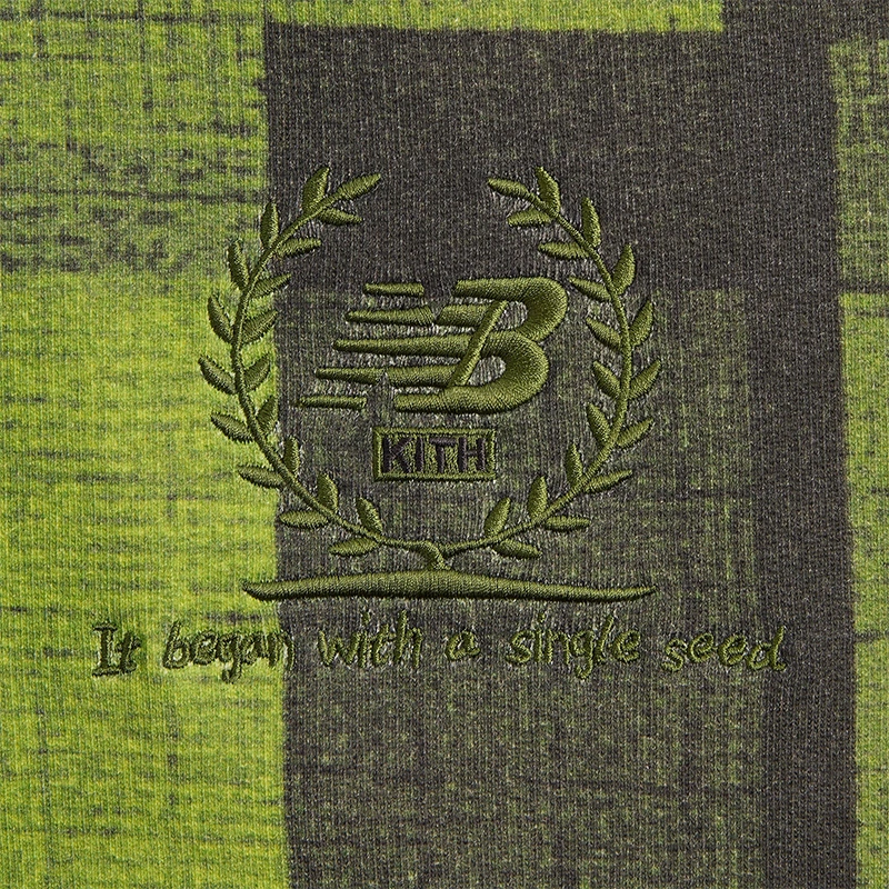 Kith x New Balance Woodblock Nelson Calliste Quarter Zip - Image 5