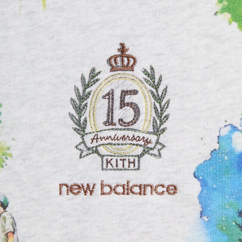 Kith x New Balance Watercolor Nelson Hoodie - Image 5