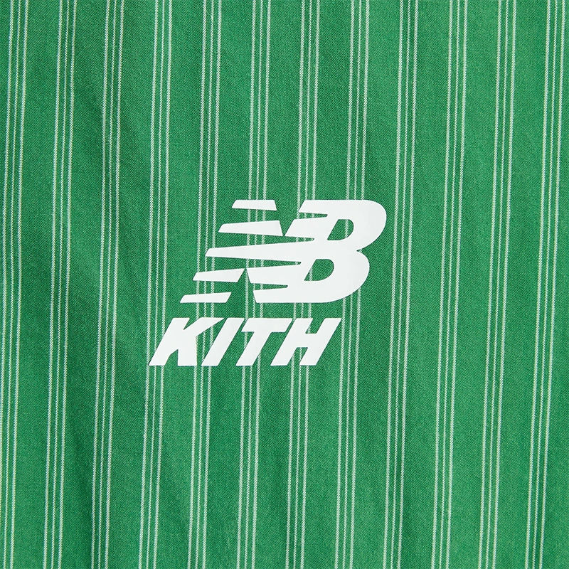 Kith x New Balance Poplin Mix Madison VI Spring Juniper Jacket - Image 4