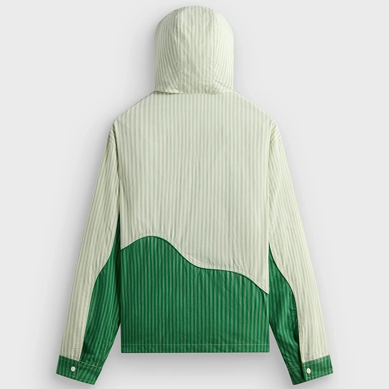 Kith x New Balance Poplin Mix Madison VI Spring Juniper Jacket - Image 2