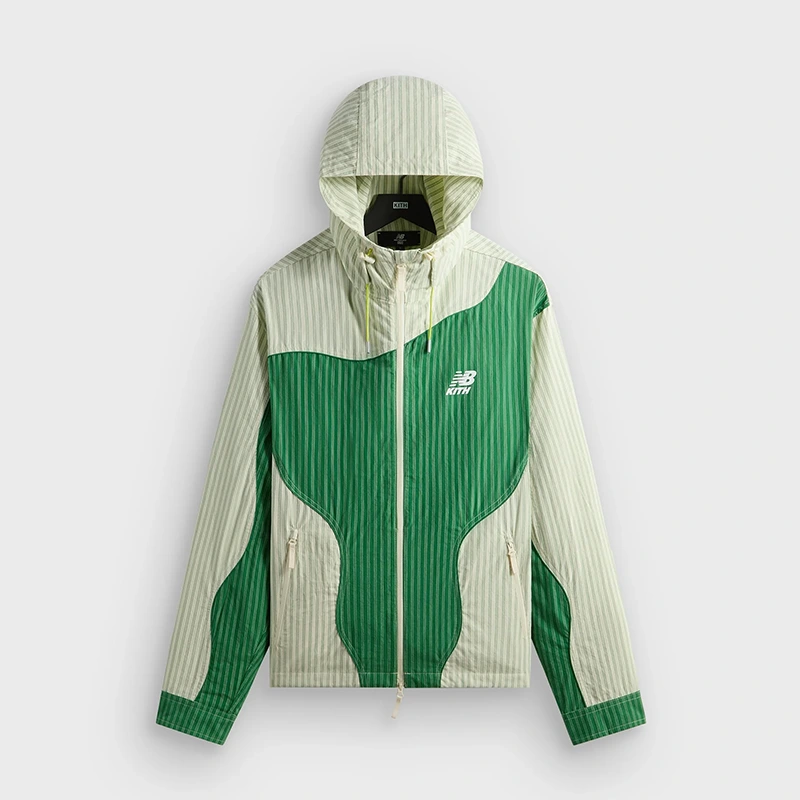 Kith x New Balance Poplin Mix Madison VI Spring Juniper Jacket