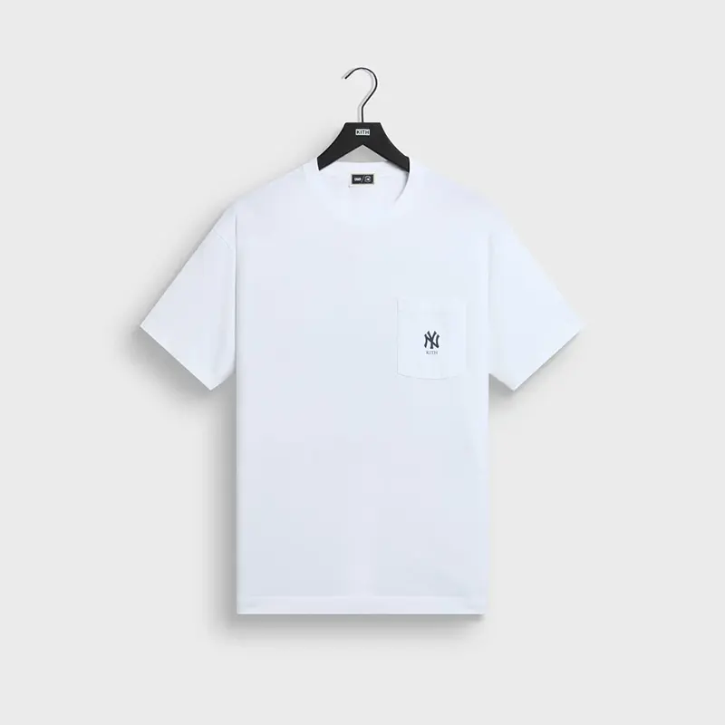 Kith x New York Yankees Crest Pocket Tee