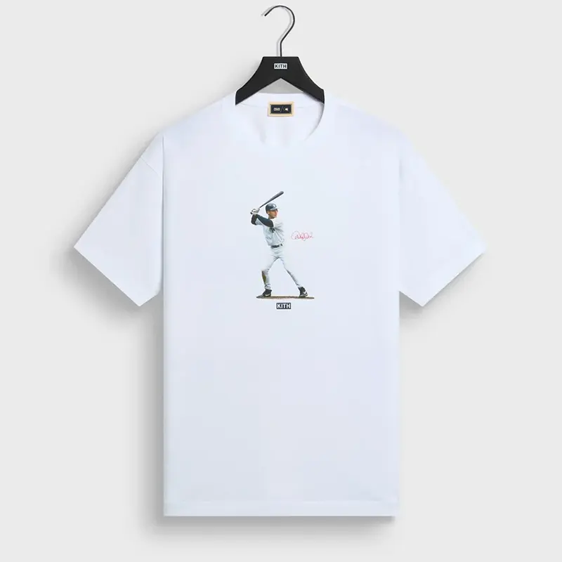 Kith x New York Yankees Derek Jeter At Bat Vintage Tee