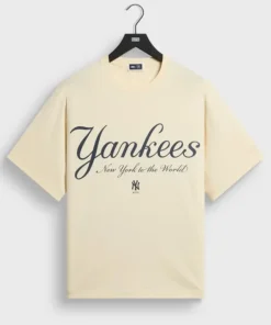 Kith x New York Yankees Script Vintage Alex Tee