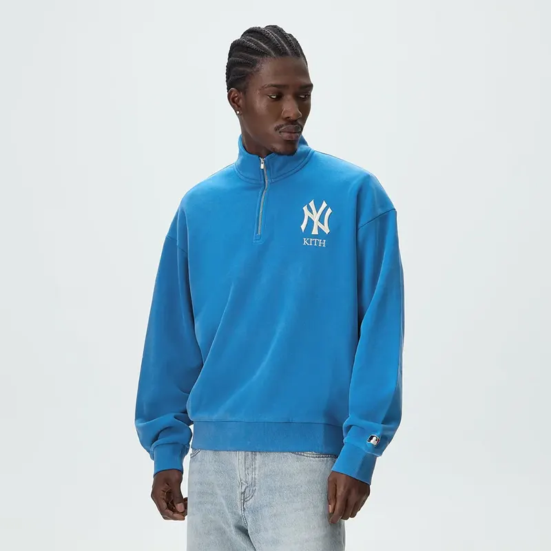 Kith x New York Yankees Vintage Nelson Skylight Quarter Zip - Image 5