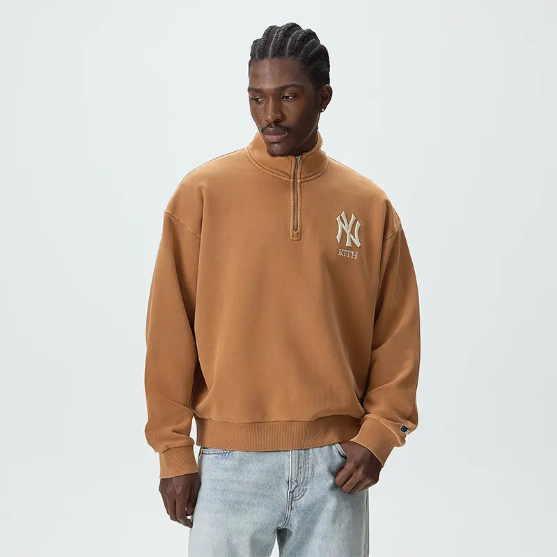 Kith x New York Yankees Vintage Nelson Quarter Zip - Image 5