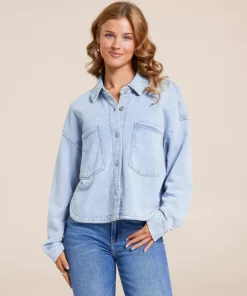 Knit Denim Jacket