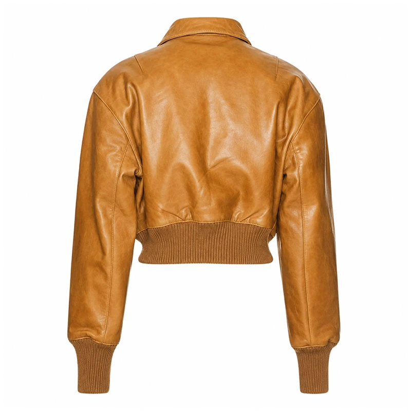 Kristin Cavallari The Reunion Laguna Beach Leather Bomber Jacket - Image 2