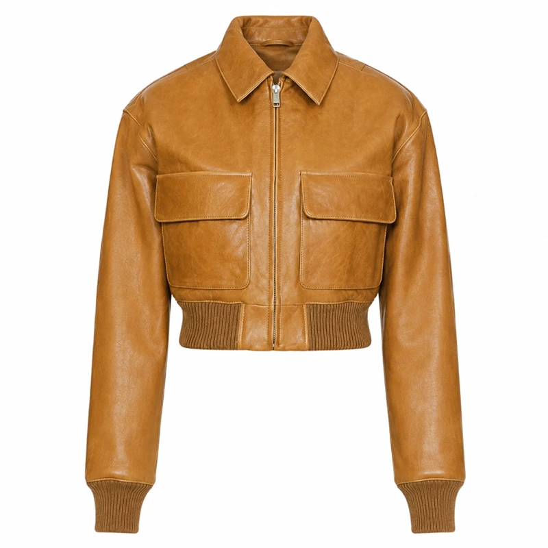 Kristin Cavallari The Reunion Laguna Beach Leather Bomber Jacket
