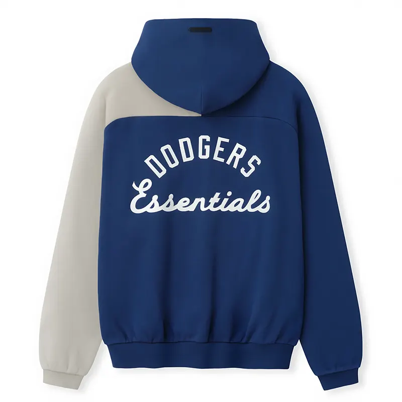 LA Dodgers Fear of God Half-Zip Sport Hoodie - Image 2