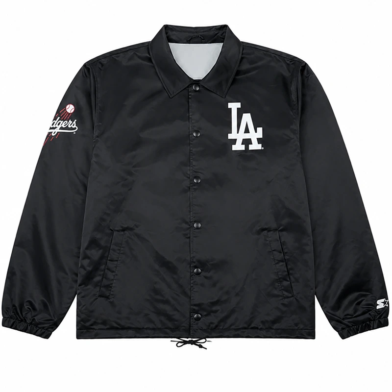 LA Dodgers Starter Cube's Coach Black Jacket