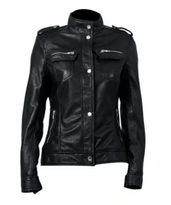 Lara Croft Tomb Raider Black Leather Jacket