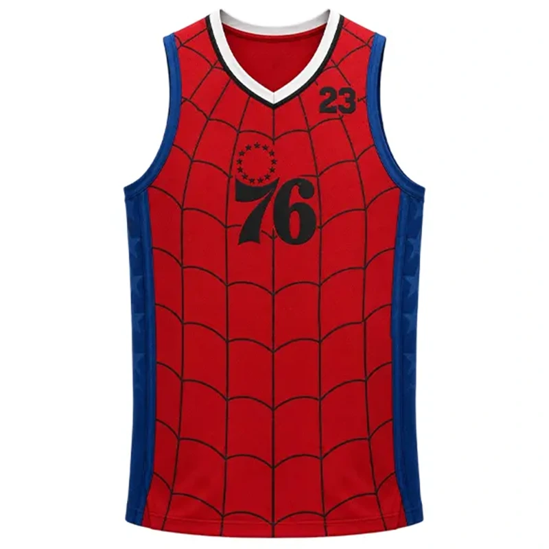 LeBron James 76ers Spider-Man Jersey - Image 3
