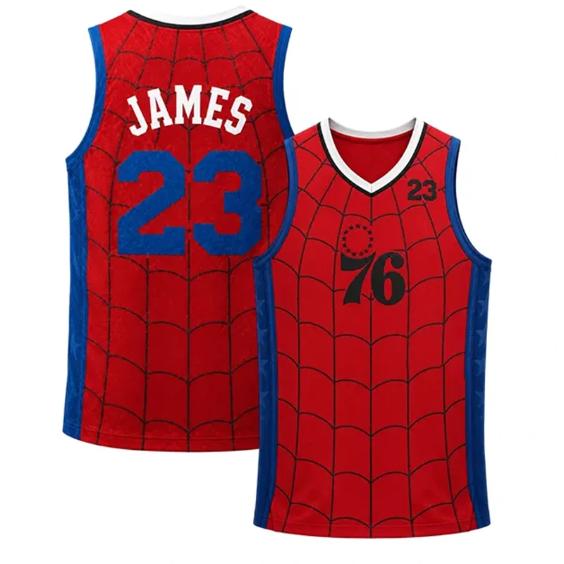 LeBron James 76ers Spider-Man Jersey - Image 2
