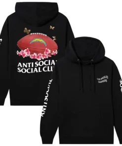 Los Angeles Chargers AntiSocialSocialClub x NFL Impact Blossom Hoodie