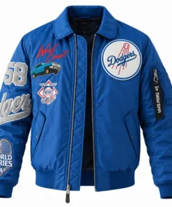 Los Angeles Dodgers New Era x Alpha Industries MA-1 Full-Zip Bomber Jacket