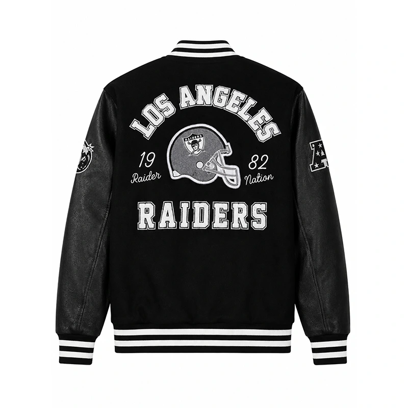 Los Angeles Raiders World Champs Varsity Jacket - Image 2