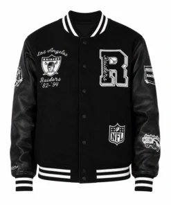 Los Angeles Raiders World Champs Varsity Jacket