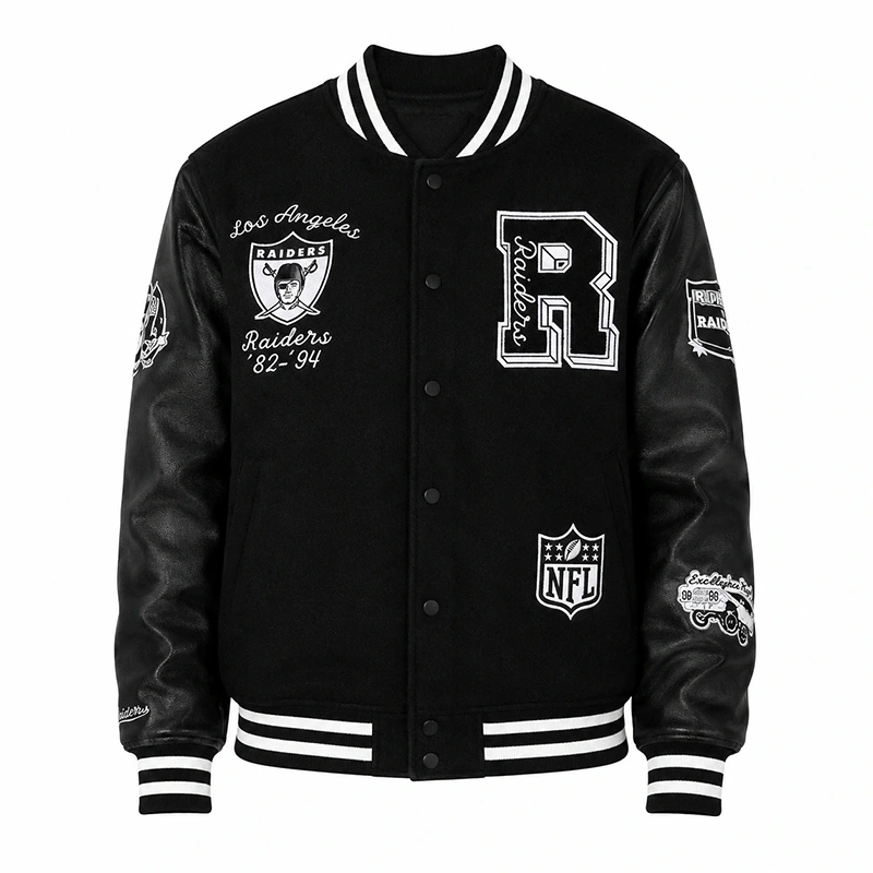 Los Angeles Raiders World Champs Varsity Jacket