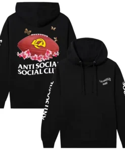 Los Angeles Rams AntiSocialSocialClub x NFL Impact Blossom Hoodie