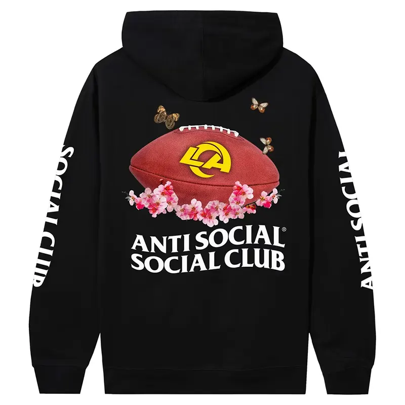 Los Angeles Rams AntiSocialSocialClub x NFL Impact Blossom Hoodie - Image 3
