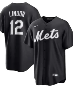MLB Mens New York Mets Francisco Lindor Nike Player Jersey
