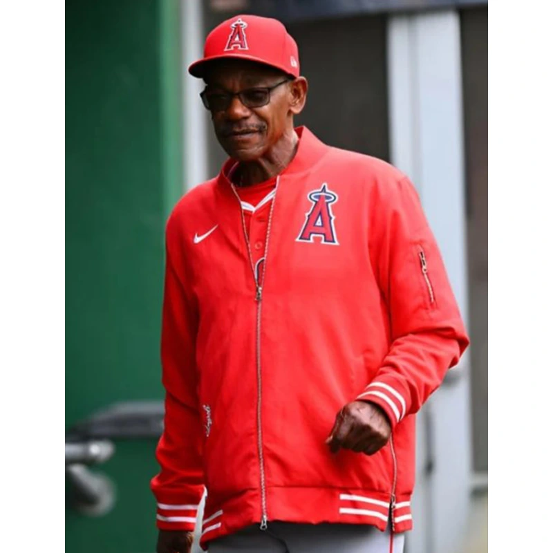 MLB Los Angeles Angels Ron Washington Bomber Jacket - Image 2