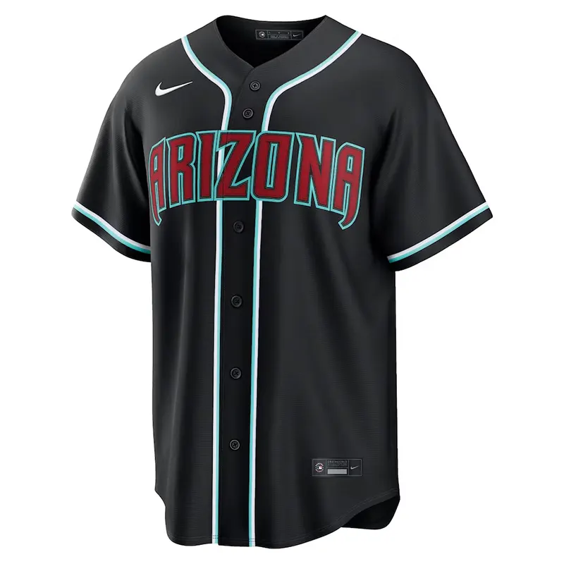 MLB Mens Arizona Diamondbacks Nike Black Out Jersey - Image 2