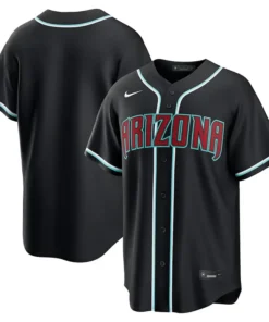 MLB Mens Arizona Diamondbacks Nike Black Out Jersey