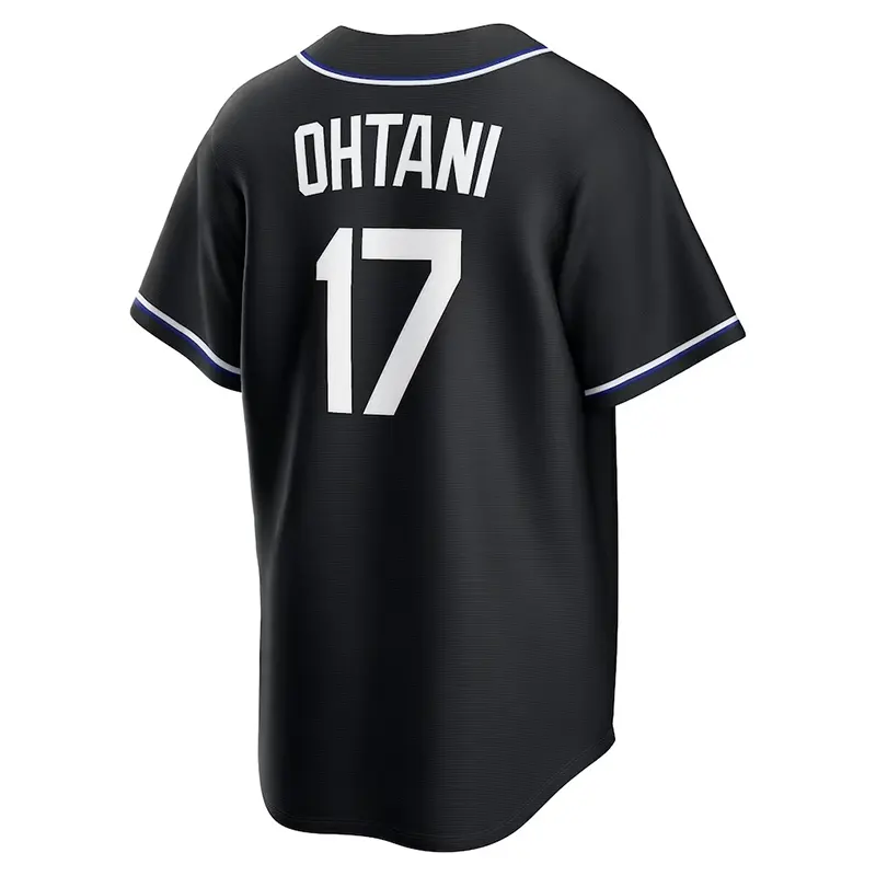 MLB Los Angles Shohei Ohtani Nike Black Out Jersey - Image 3