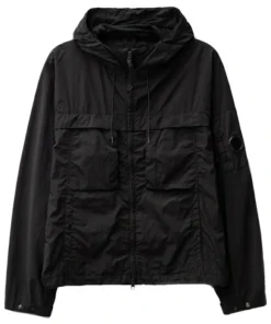 Man City vs Palace Pep Guardiola Black Hooded Jacket