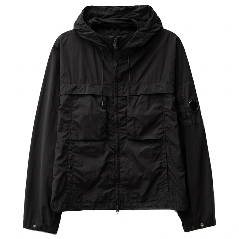 Man City vs Palace Pep Guardiola Black Hooded Jacket