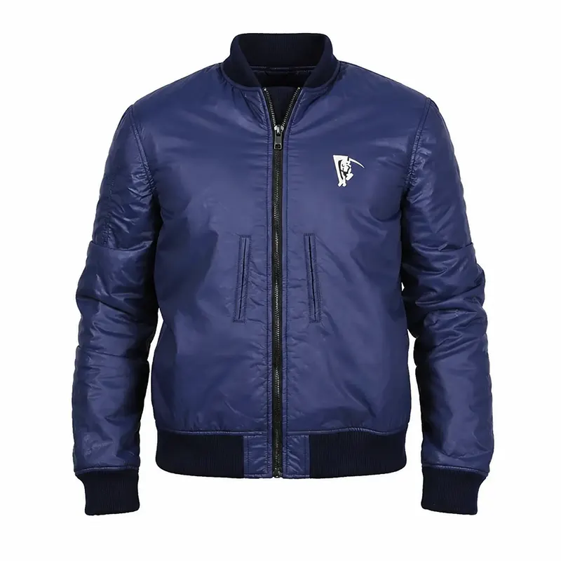Marcus Holloway Blue Bomber Jacket