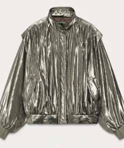 Marisa Berenson X ZARA Metallic Jacket