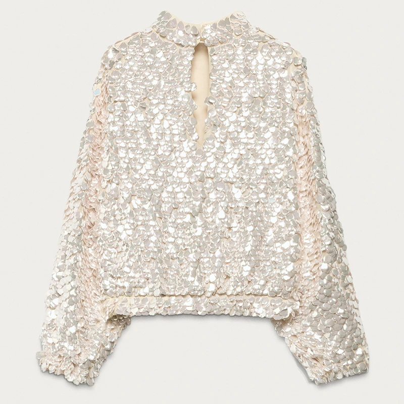 Marisa Berenson X ZARA Sequin Top - Image 2