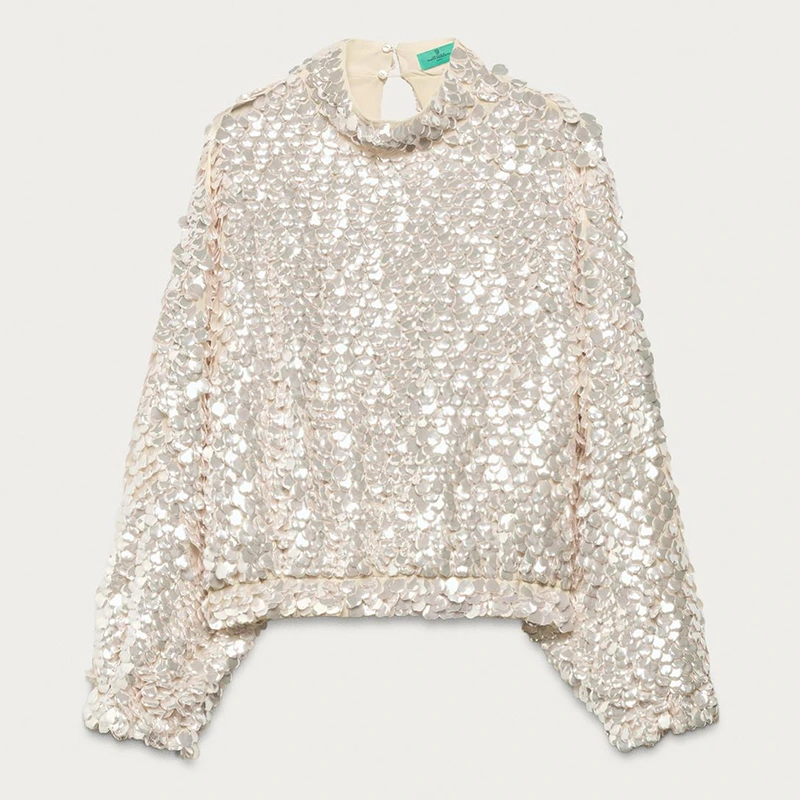 Marisa Berenson X ZARA Sequin Top
