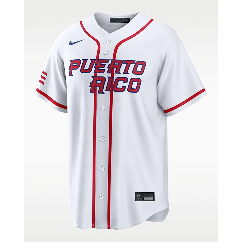 MartÃn Maldonado Puerto Rico National Baseball Team 2026 World Baseball Classic Jersey