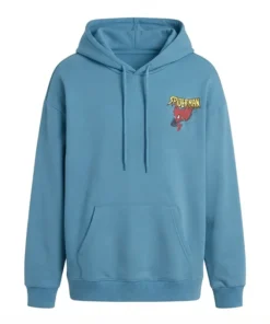 Marvel Aero Spider-Man Sky Blue Hoodie