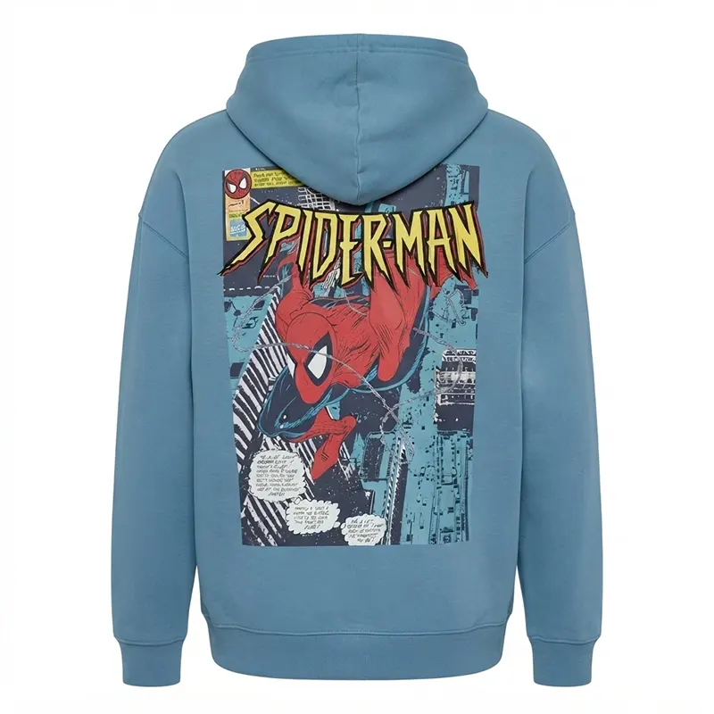 Marvel Aero Spider-Man Sky Blue Hoodie - Image 2