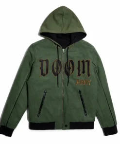 Marvel Doctor Doom Green Hooded Jacket