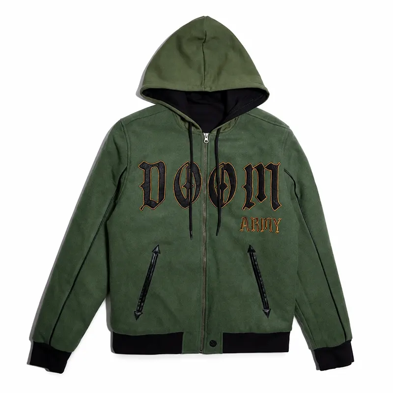 Marvel Doctor Doom Green Hooded Jacket