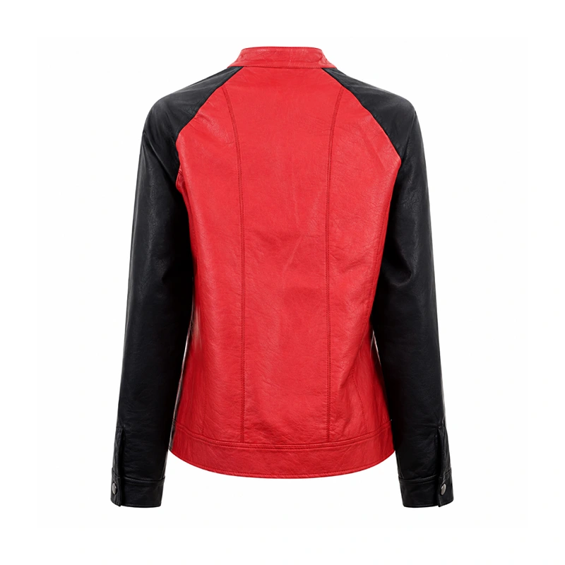Marvel Spider-Woman Sidezip Leather Jacket - Image 2